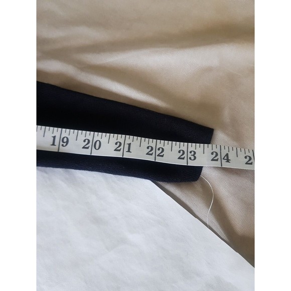 The Limited Womens Sweater Size Small Black Puff Sleeve Slim Stretch Ribbed - Picture 12 of 12